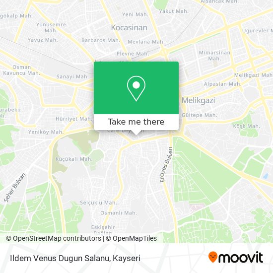 Ildem Venus Dugun Salanu map
