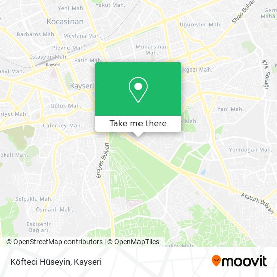 Köfteci Hüseyin map