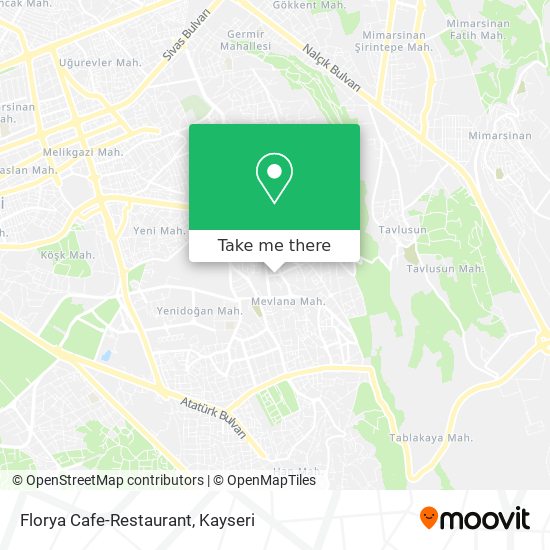 Florya Cafe-Restaurant map