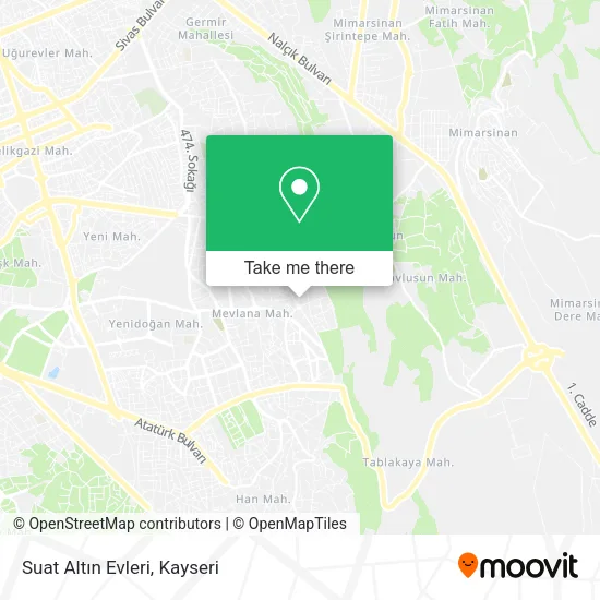 Suat Altın Evleri map