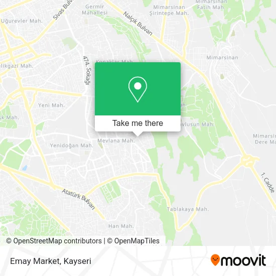 Emay Market map