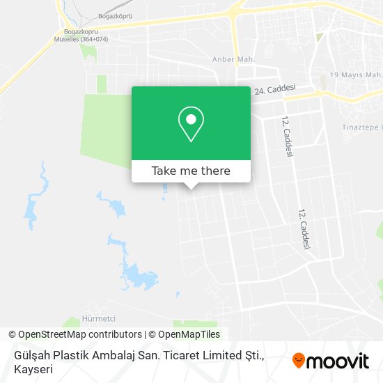 Gülşah Plastik Ambalaj San. Ticaret Limited Şti. map
