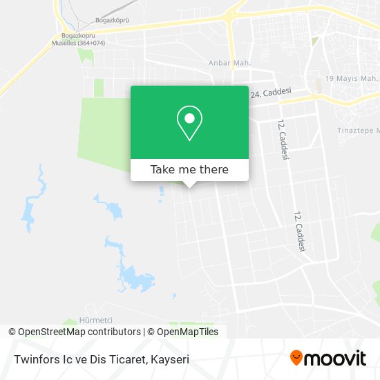 Twinfors Ic ve Dis Ticaret map