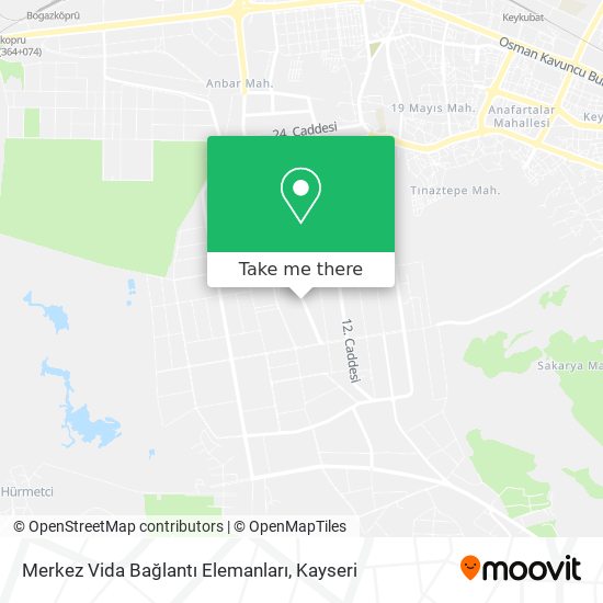 Merkez Vida Bağlantı Elemanları map