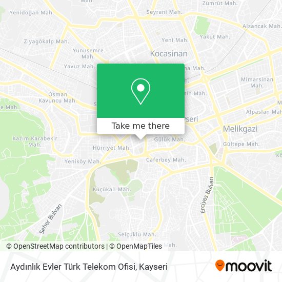 Aydınlık Evler Türk Telekom Ofisi map