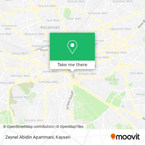 Zeynel Abidin Apartmani map