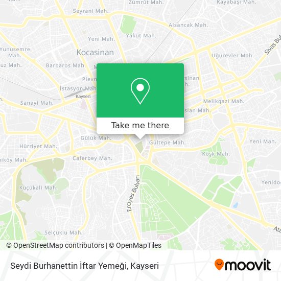 Seydi Burhanettin İftar Yemeği map