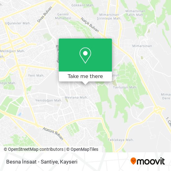 Besna İnsaat - Santiye map