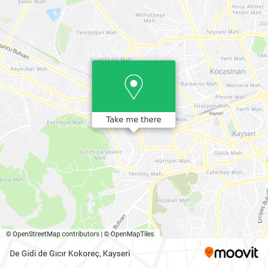 De Gidi de Gıcır Kokoreç map