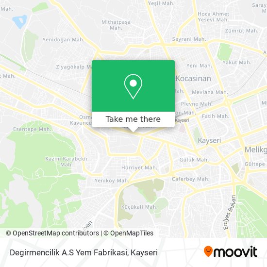 Degirmencilik A.S Yem Fabrikasi map