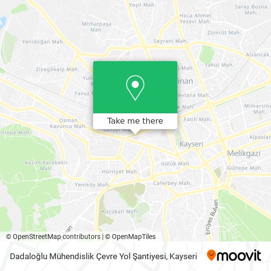 Dadaloğlu Mühendislik Çevre Yol Şantiyesi map