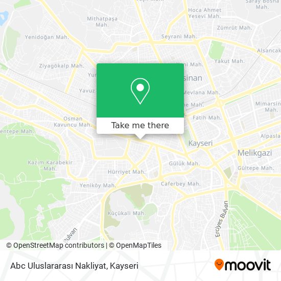 Abc Uluslararası Nakliyat map