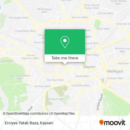 Erciyes Yatak Baza map