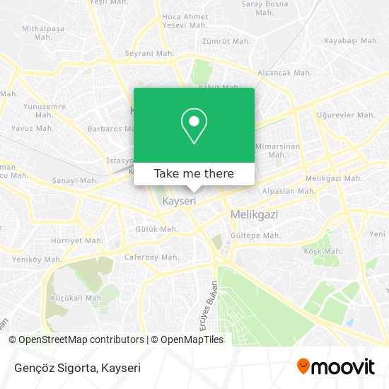 Gençöz Sigorta map