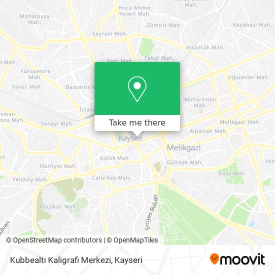 Kubbealtı Kaligrafi Merkezi map