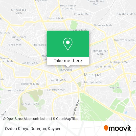Özden Kimya Deterjan map