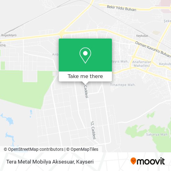 Tera Metal Mobilya Aksesuar map