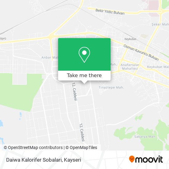 Daiwa Kalorifer Sobalari map