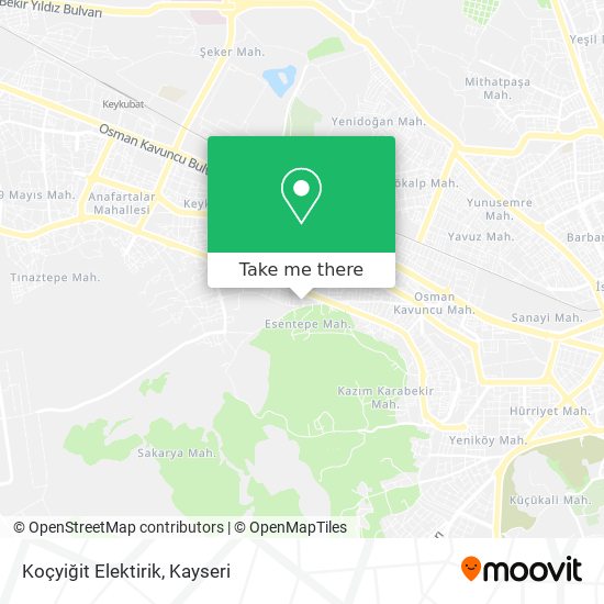 Koçyiğit Elektirik map