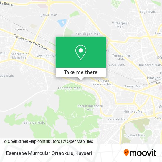 Esentepe Mumcular Ortaokulu map