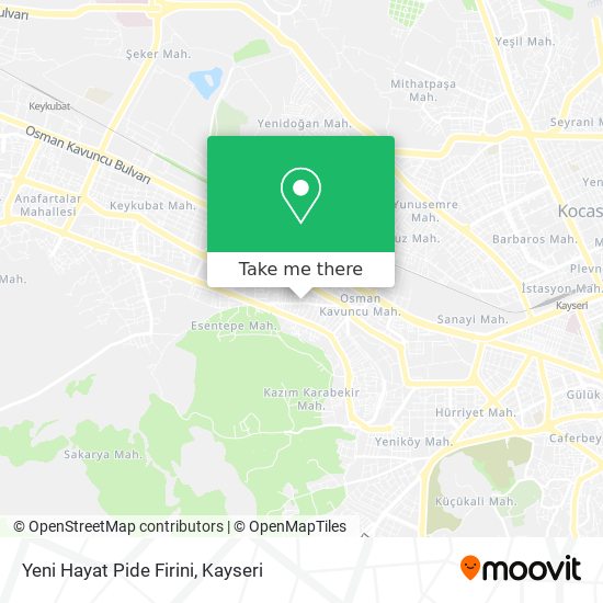 Yeni Hayat Pide Firini map