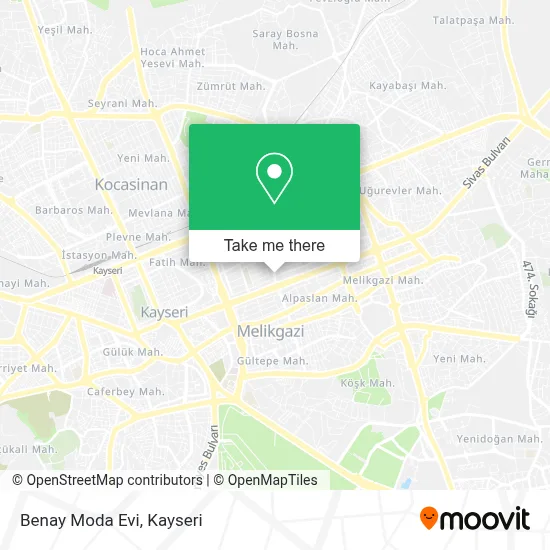 Benay Moda Evi map