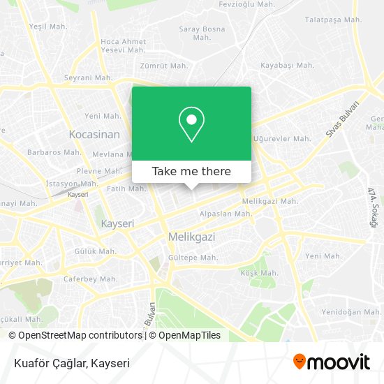 Kuaför Çağlar map