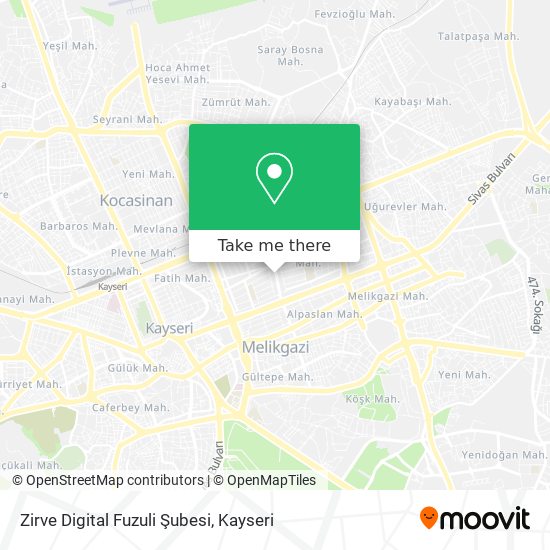 Zirve Digital Fuzuli Şubesi map