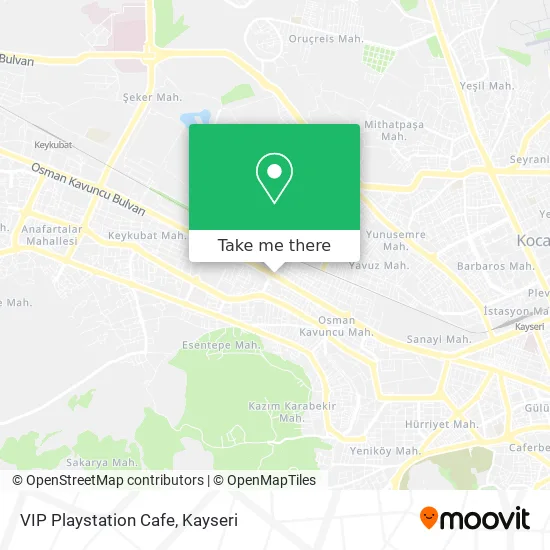 VIP Playstation Cafe map