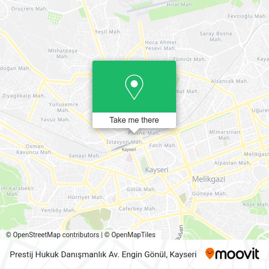 Prestij Hukuk Danışmanlık Av. Engin Gönül map