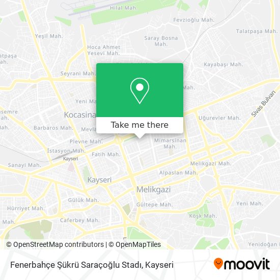 Fenerbahçe Şükrü Saraçoğlu Stadı map