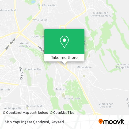 Mtn Yapı İnşaat Şantiyesi map