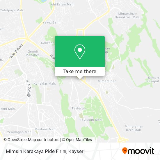 Mimsin Karakaya Pide Fırını map