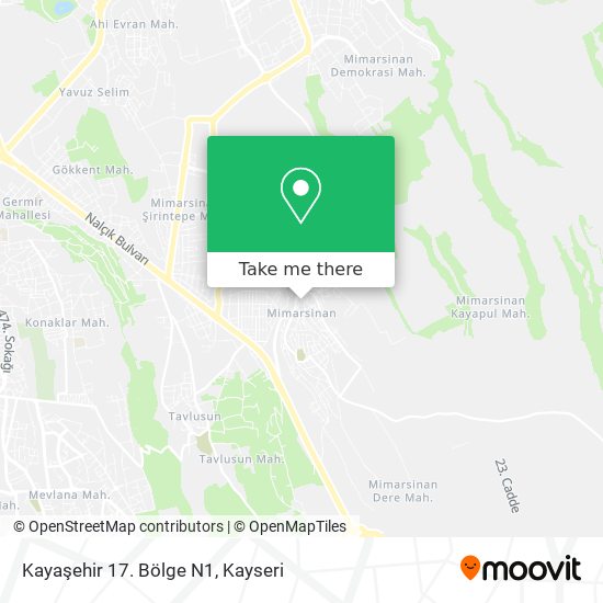 Kayaşehir 17. Bölge N1 map