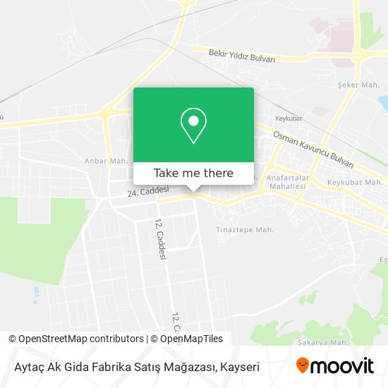 Aytaç Ak Gida Fabrika Satış Mağazası map