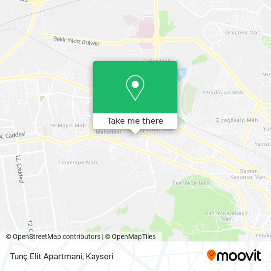 Tunç Elit Apartmani map
