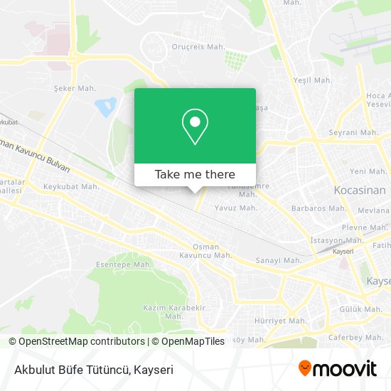 Akbulut Büfe Tütüncü map