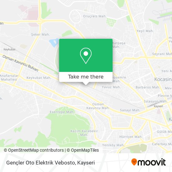 Gençler Oto Elektrik Vebosto map