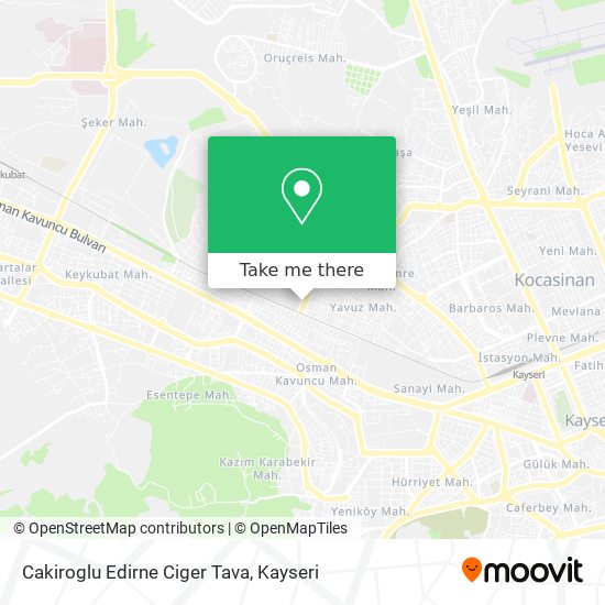 Cakiroglu Edirne Ciger Tava map