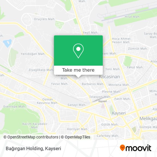 Bağırgan Holding map