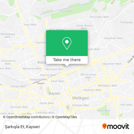 Şarkışla Et map