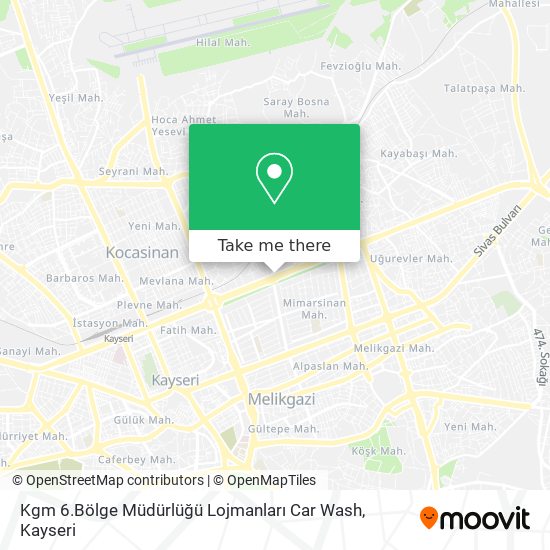 Kgm 6.Bölge Müdürlüğü Lojmanları Car Wash map