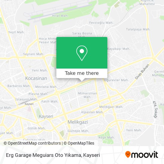 Erg Garage Meguiars Oto Yıkama map