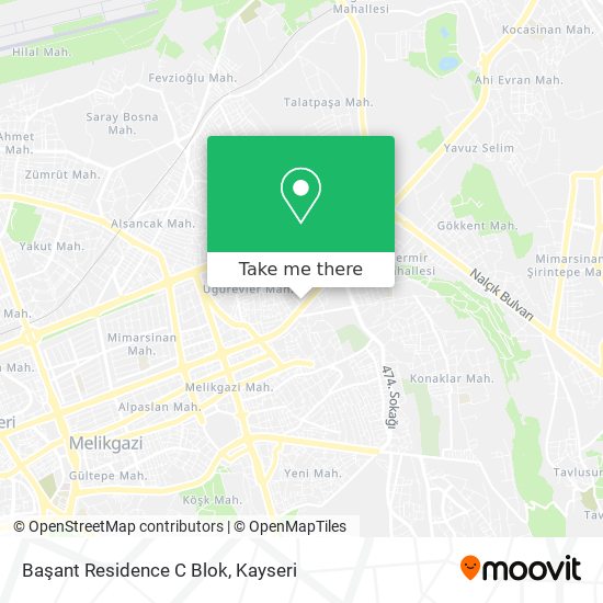 Başant Residence C Blok map