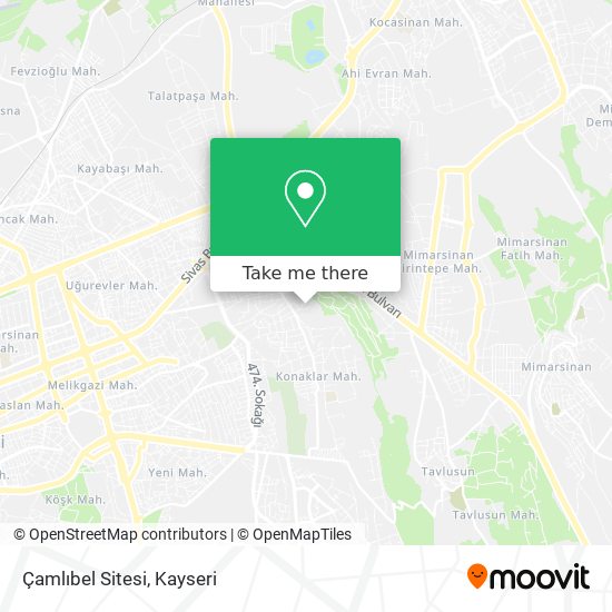 Çamlıbel Sitesi map