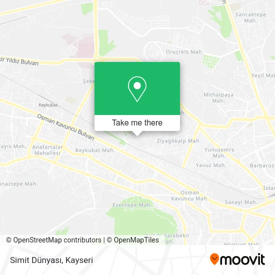 Simit Dünyası map