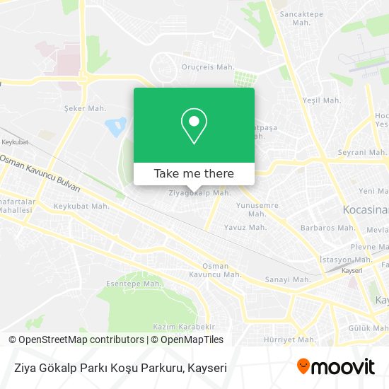 Ziya Gökalp Parkı Koşu Parkuru map