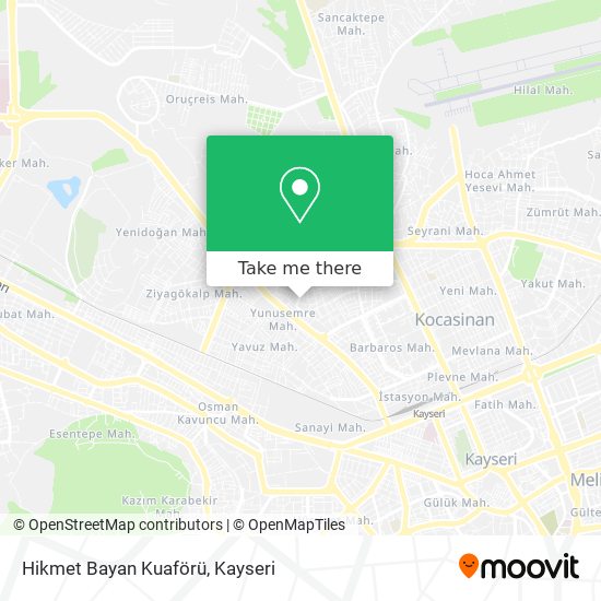 Hikmet Bayan Kuaförü map