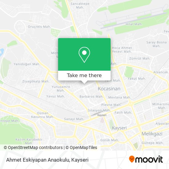 Ahmet Eskiyapan Anaokulu map