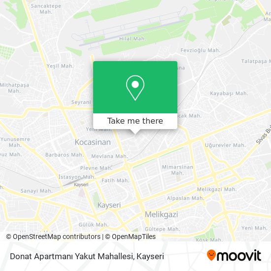 Donat Apartmanı Yakut Mahallesi map